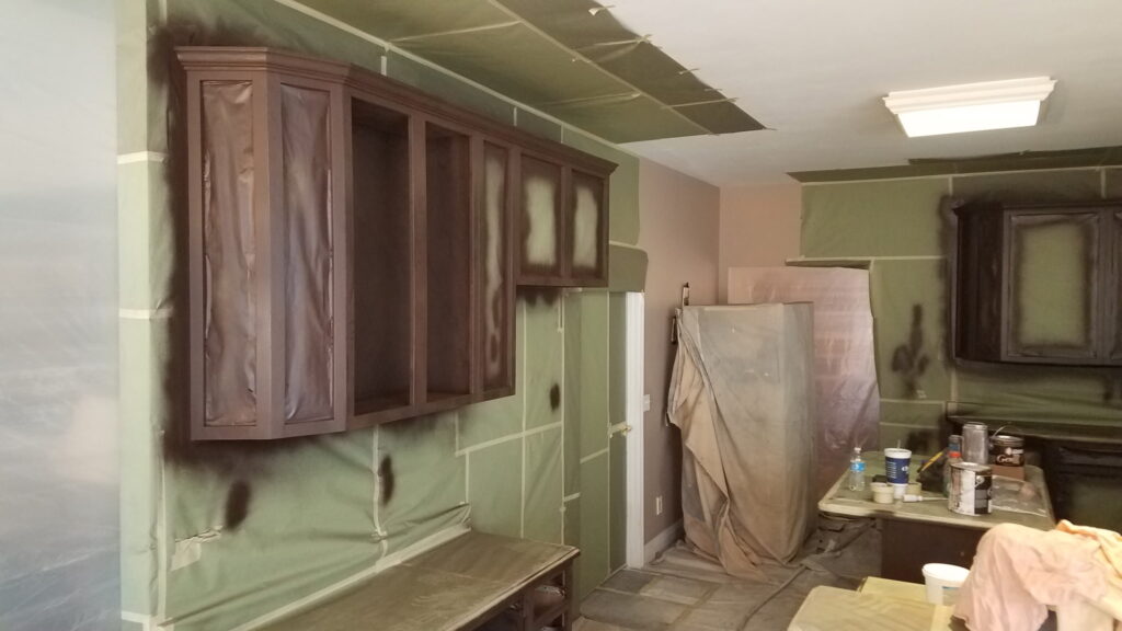 professional cabinet painting