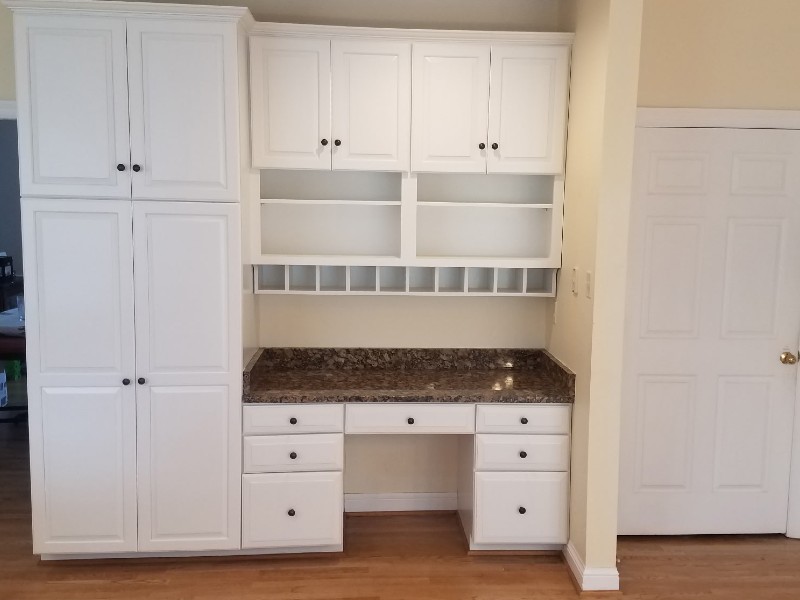 Before — Original Oak Finish — Mark's Spray Painting