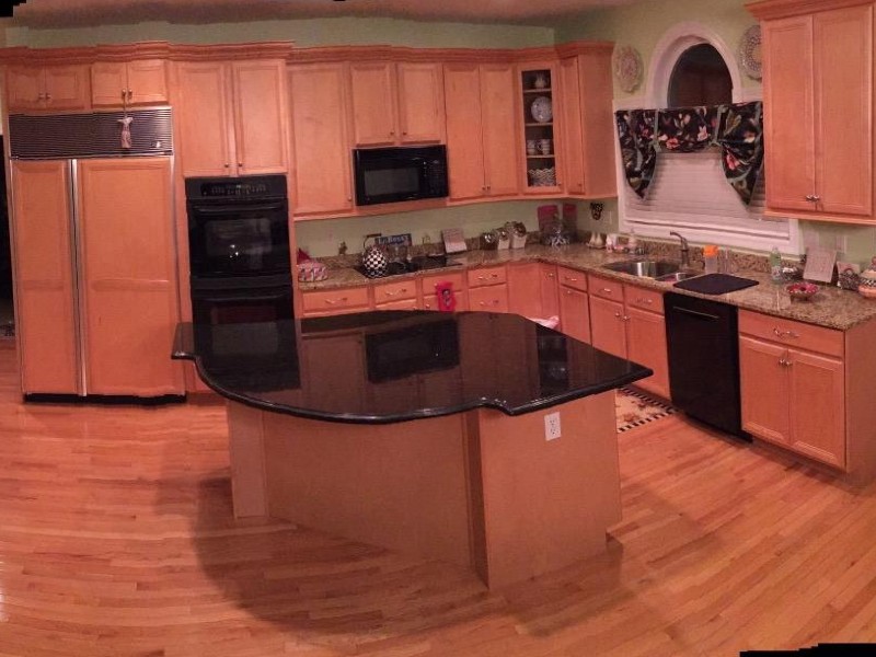Before — Original Oak Finish